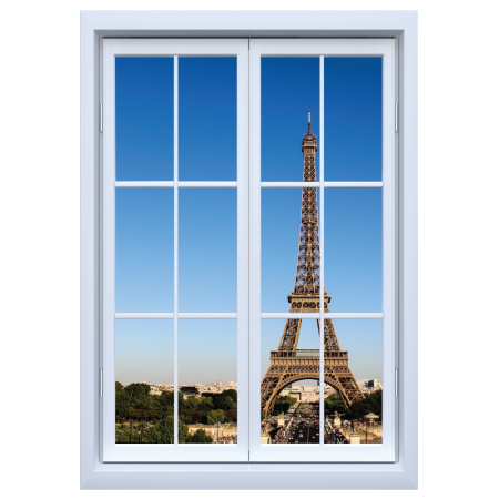 Ablak az Eiffel toronyra
