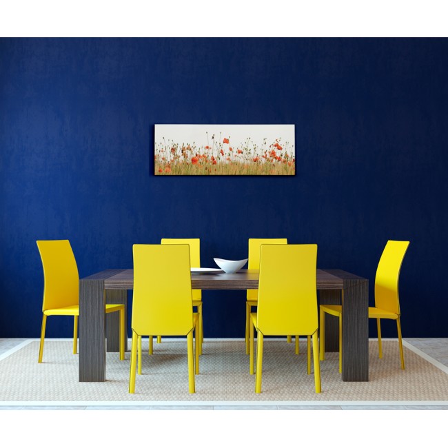 Pipacsok - Panoráma vászonkép