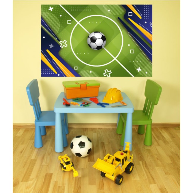 Focipálya - Nyomtatott matrica