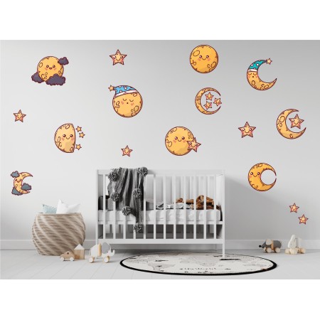 Aranyos holdak - Nyomtatott matrica