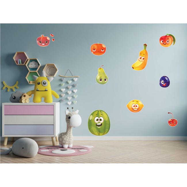 Gyümölcsök - Nyomtatott matrica