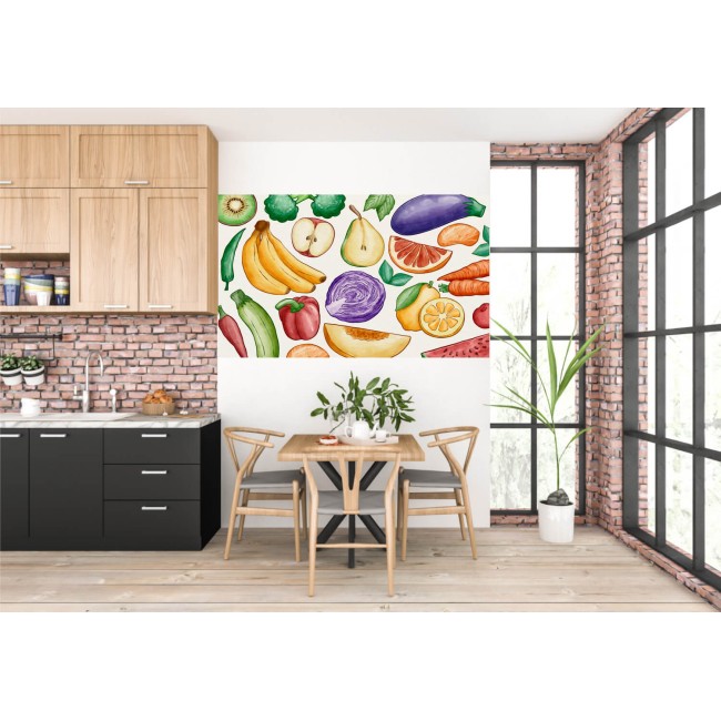 Egészséges hozzávalók - Nyomtatott matrica