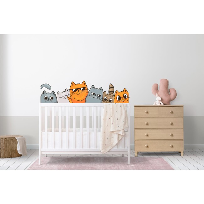 Menő macskák - Színes matrica