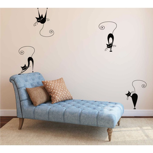 Stílusos Macskák - PVC fólia matrica