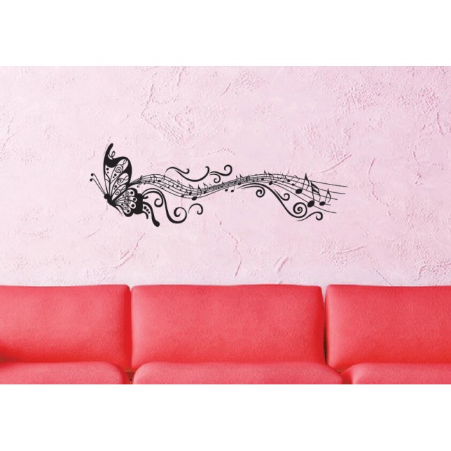 Zenés pillangó - PVC fólia matrica
