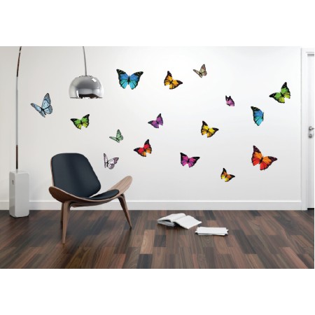 Színes pillangók - Színes Matrica