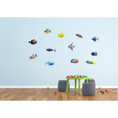 Aranyos halak - Színes Matrica