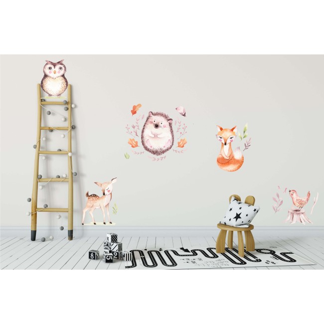 Erdei állatok - Színes Matrica