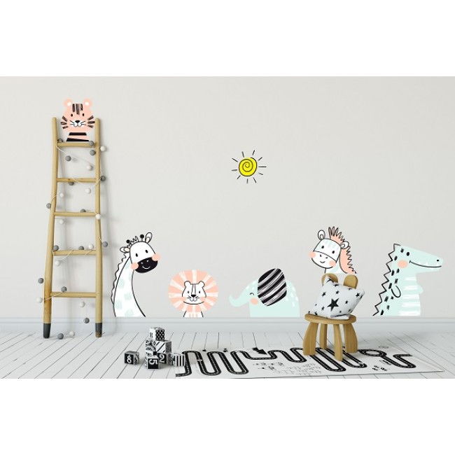 Aranyos állatkák - Színes Matrica