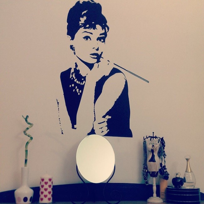 Audrey Hepburn - Falmatrica / Faltetoválás -