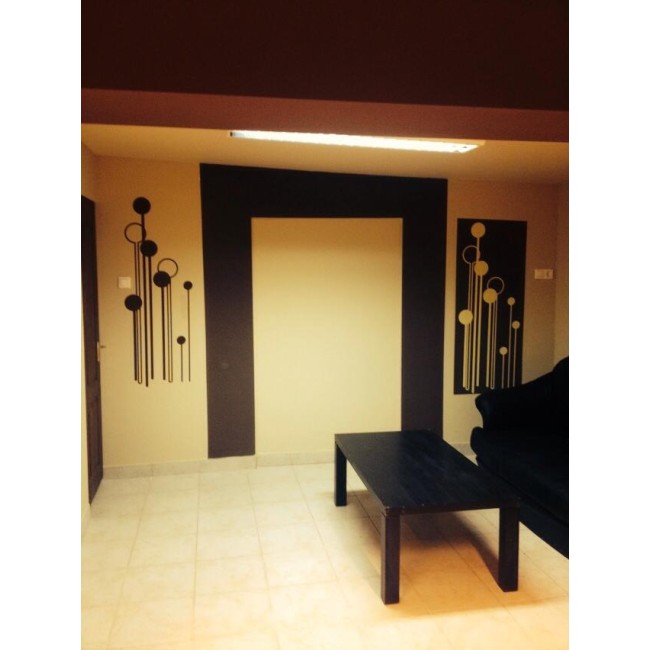 Minimalista virág - Falmatrica / Faltetoválás -