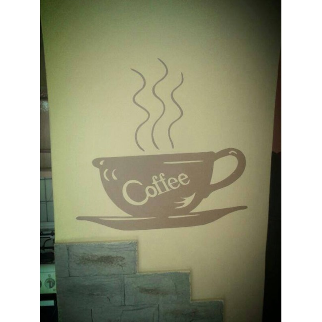 Forró kávé - Falmatrica / Faltetoválás