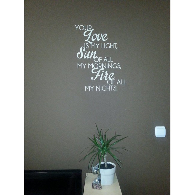 Your Love is My Light - Falmatrica / Faltetoválás