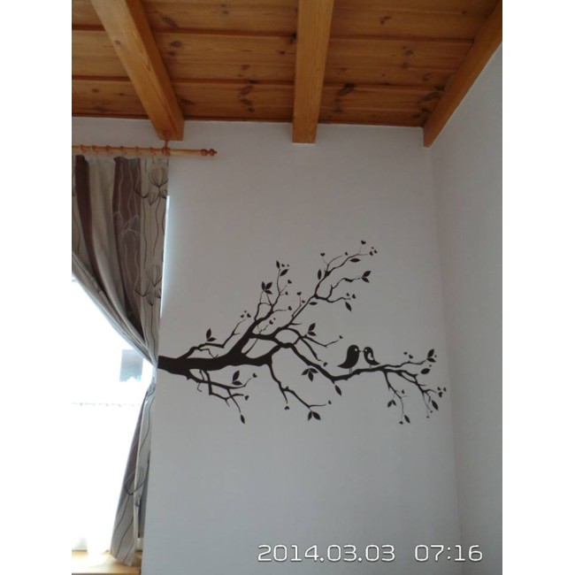 Turbékoló galambpár - Falmatrica / Faltetoválás