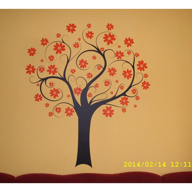 Kreatív fa (multicolor) - Falmatrica / Faltetoválás