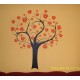 Kreatív fa (multicolor) - Falmatrica / Faltetoválás