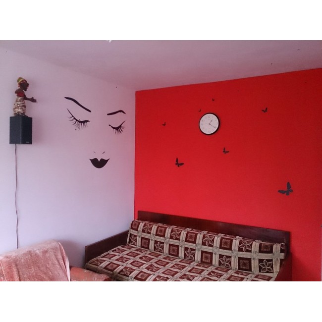 Női arc - Falmatrica / Faltetoválás