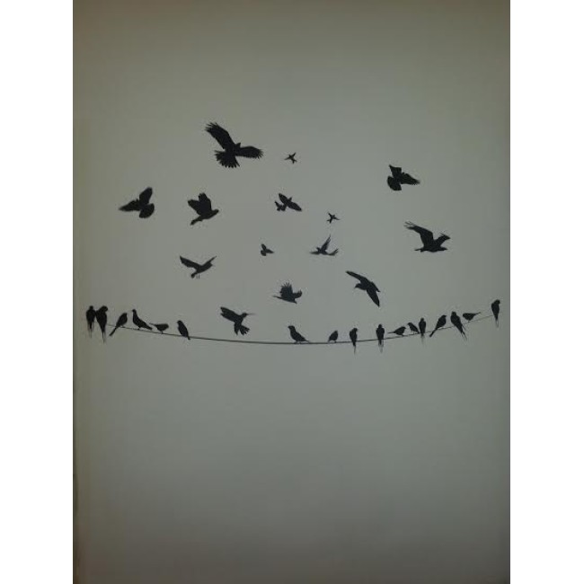 A röpködő madarak - Falmatrica / Faltetoválás -