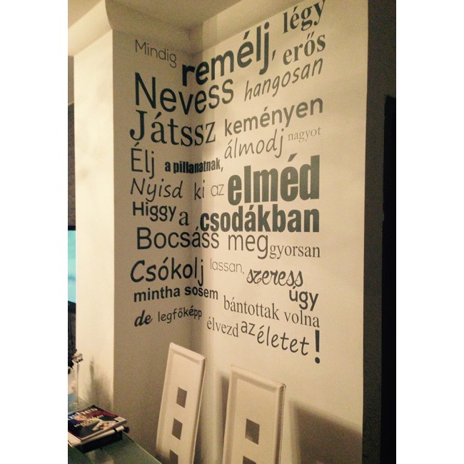 Mindig remélj  - Falmatrica / Faltetoválás