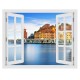 Elba sziget - 3D hatású ablakos matrica