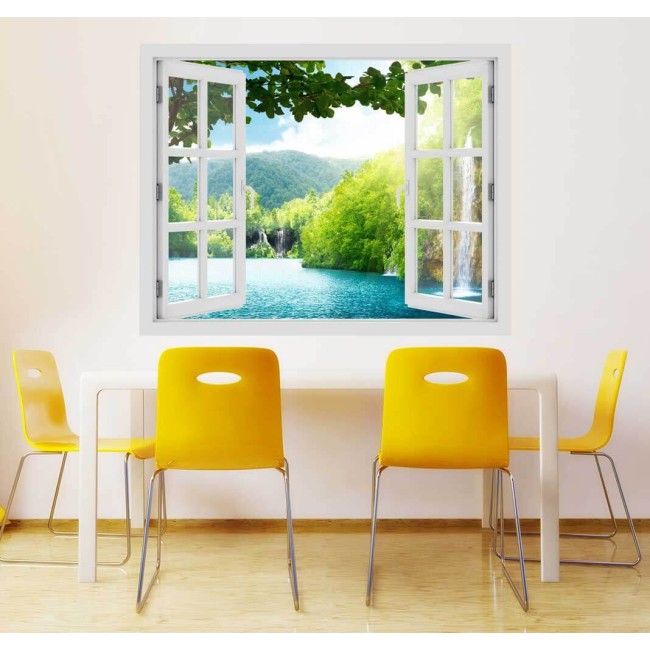 Horvát táj - 3D hatású ablakos matrica