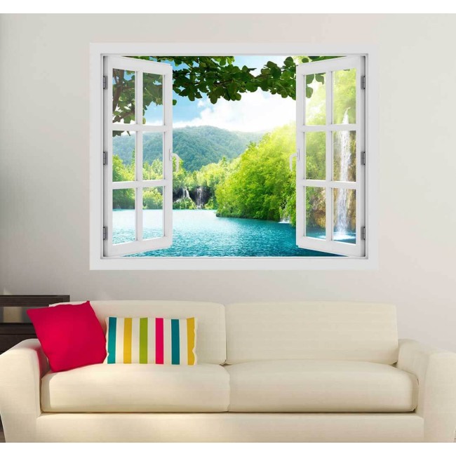 Horvát táj - 3D hatású ablakos matrica