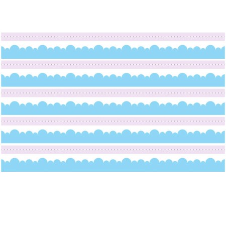 Felhők - Nyomtatott bordűr matrica