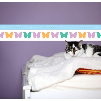 Pillangók - Nyomtatott bordűr matrica