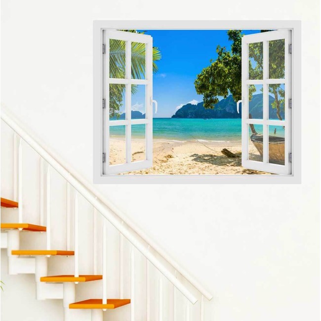 Phi Phi sziget - 3D hatású ablakos matrica