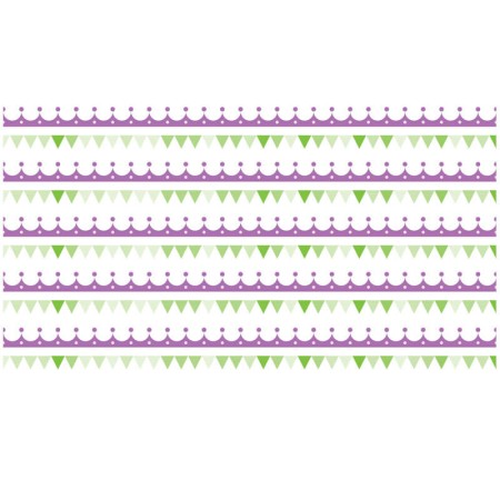 Alakzatok - Nyomtatott bordűr matrica