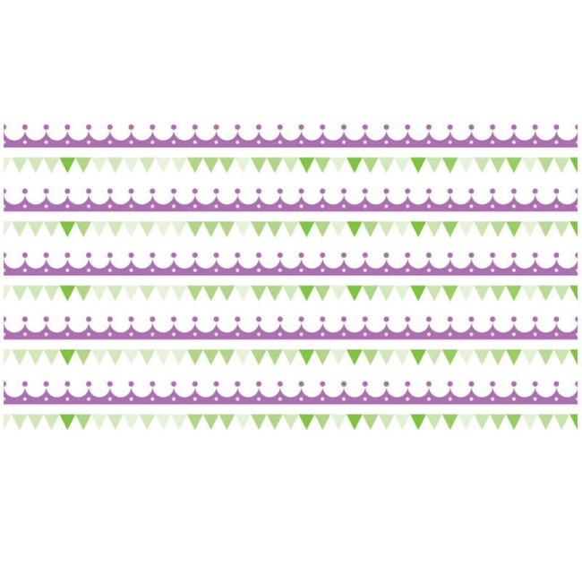 Alakzatok - Nyomtatott bordűr matrica