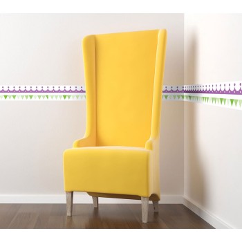 Alakzatok - Nyomtatott bordűr matrica