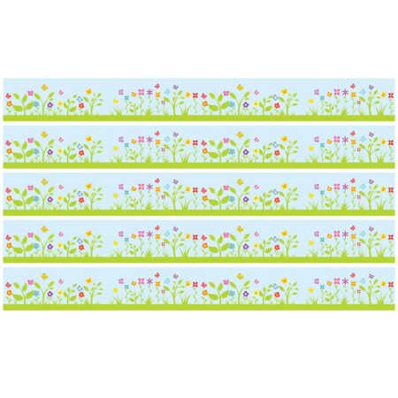 Növények - Nyomtatott bordűr matrica