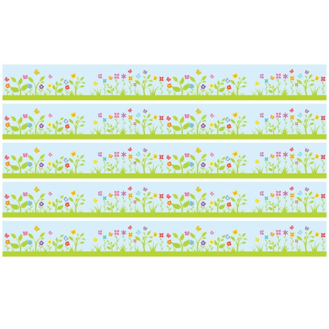 Növények - Nyomtatott bordűr matrica