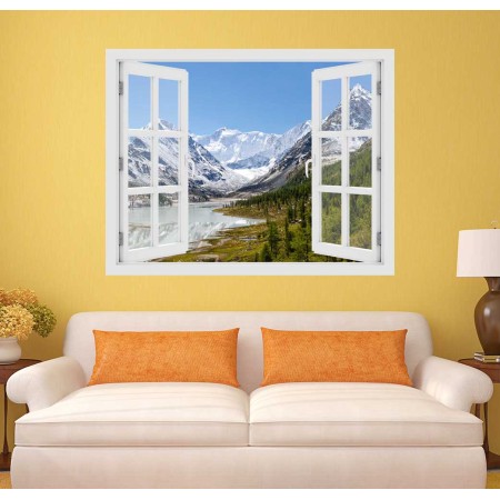 Altai-hegység, Oroszország - 3D hatású ablakos matrica