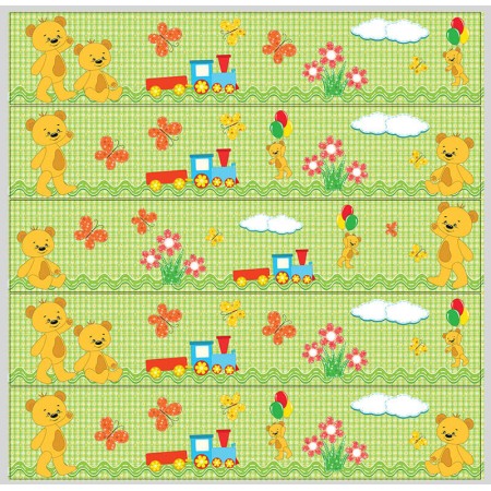 Medvék - Nyomtatott bordűr matrica