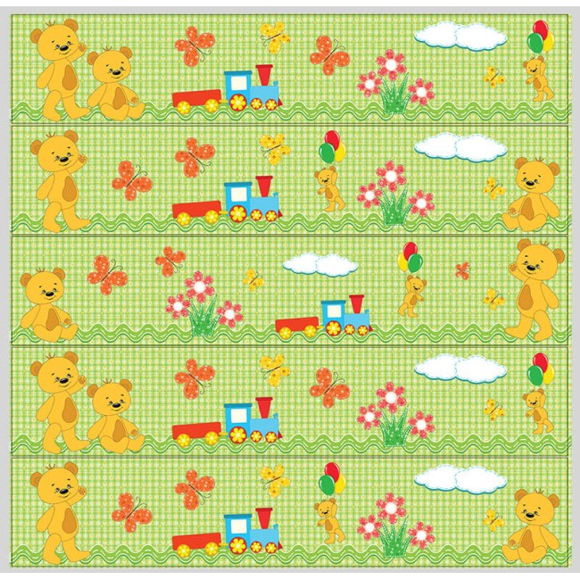 Medvék - Nyomtatott bordűr matrica