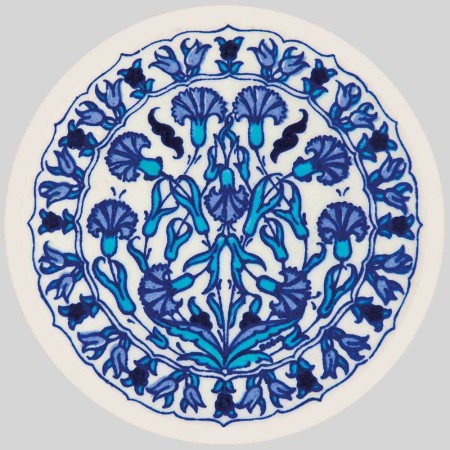 Csempe matrica - Szegfű - 4 darab