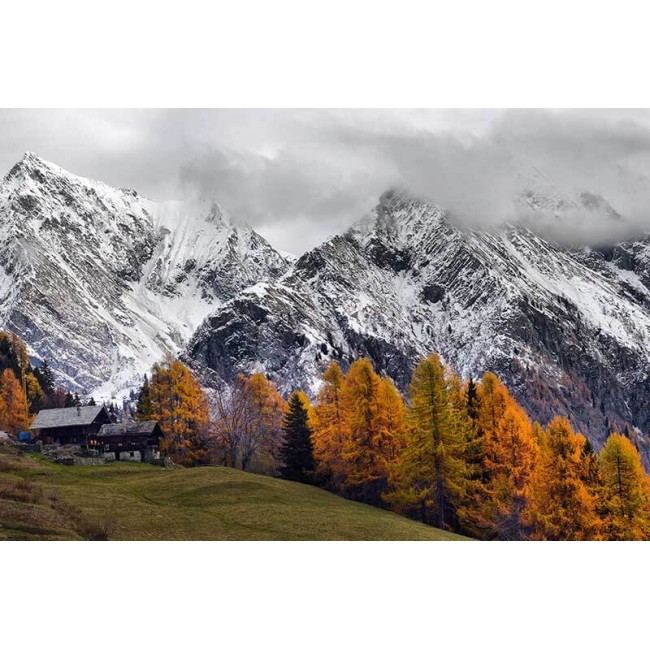 Ködös hegyek - Nyomtatott poszter