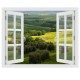 Toszkána dombjai, Olaszország - 3D hatású ablakos matrica