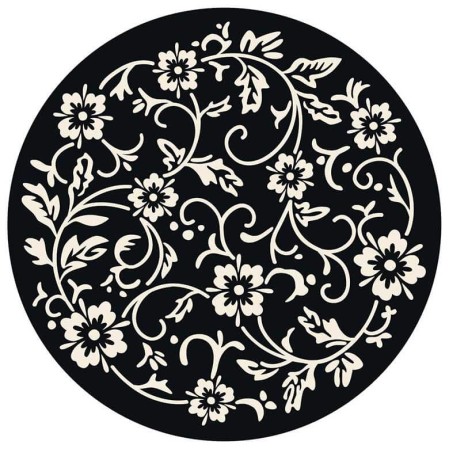 Csempe matrica - Klemátisz - 4 darab