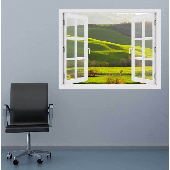 Tavasz Toszkánán - 3D hatású ablakos matrica