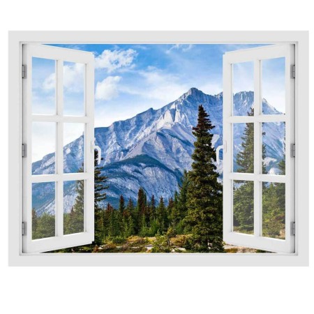 Alberta hegység, Canada - 3D hatású ablakos matrica