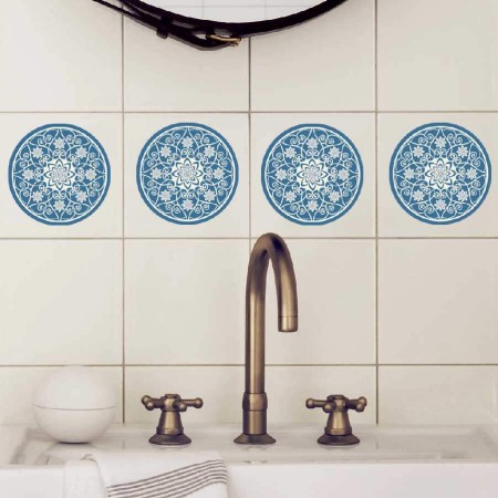 Csempe matrica - Görög minta - 4 darab