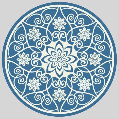 Csempe matrica - Görög minta - 4 darab