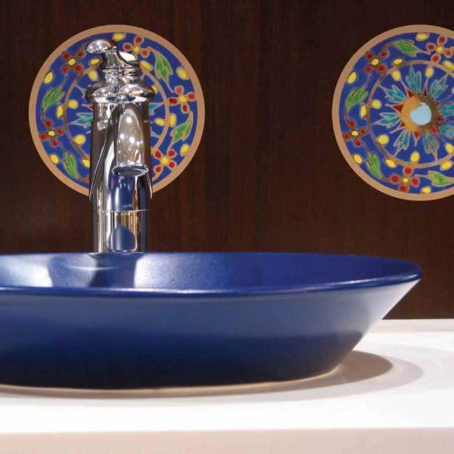 Csempe matrica - Nyár - 4 darab