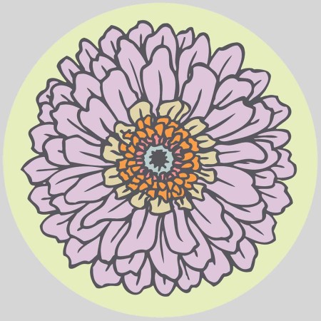 Csempe matrica - Retro - 4 darab