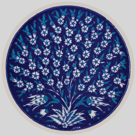 Csempe matrica - Páva - 4 darab