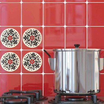 Csempe matrica - Flamenco - 4 darab