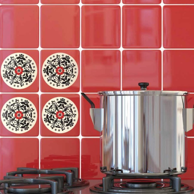 Csempe matrica - Flamenco - 4 darab